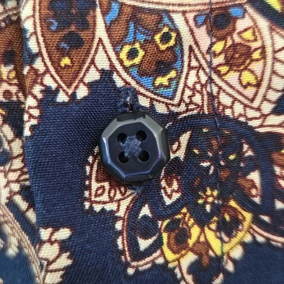 Silver Stone Collection Navy Floral Shirt - Picture 6 of 10